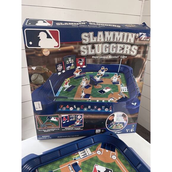 MLB Slammin' Sluggers Major League Baseball Game Open Box Never Used See Descrip - Picture 3 of 7